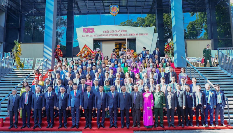 Bế mạc Đại hội đại biểu Đảng bộ Bộ Tư pháp lần thứ I, nhiệm kỳ 2025 - 2030